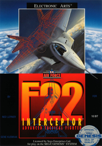 F-22 Interceptor (Jun 1992) [b1] (USA) Game Cover